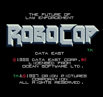 Robocop (World revision 4) screen shot title